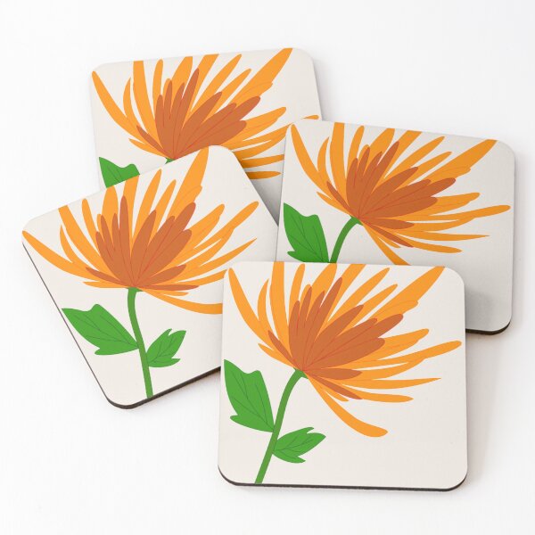 Item preview, Vintage Flower Pattern Chrysanthemum   designed and sold by LEA-BOUTIQUE.