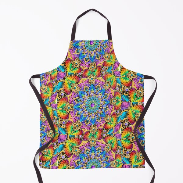 Item preview, Rainbow Mandala Art designed and sold by ThatMandalaShop.