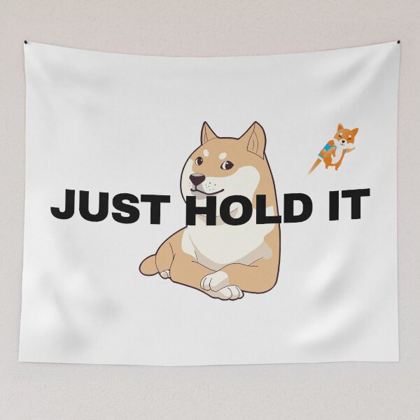 Item preview, JUST HOLD IT, funny text designed and sold by Alan Bragalini.