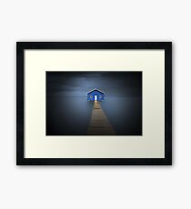 Crawley Edge Boatshed Framed Print