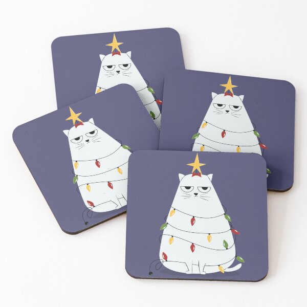 Item preview, Grumpy Christmas Cat   designed and sold by LuluJanool.