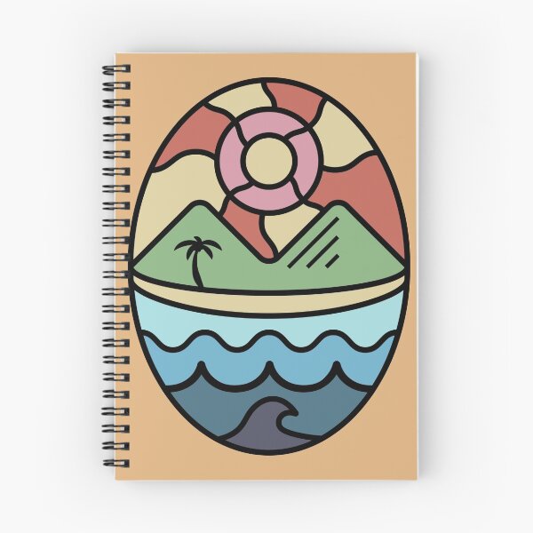 Item preview, Island Landscapes with Black Outline designed and sold by MenehuneHale.