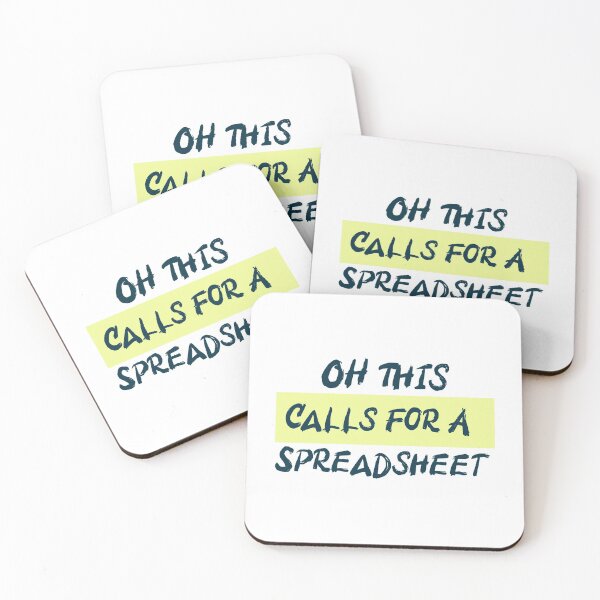 Item preview, Oh... This Calls For A Spreadsheet Mouse Pad designed and sold by henes88.