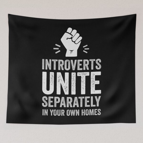 Item preview, Introverts Unite - Separately in your own homes designed and sold by GeeksUnique.