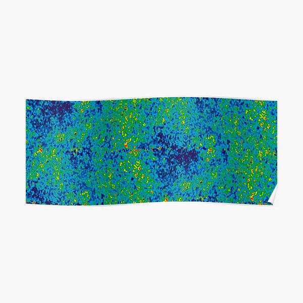 The Cosmic Microwave Background Radiation CMBR Poster