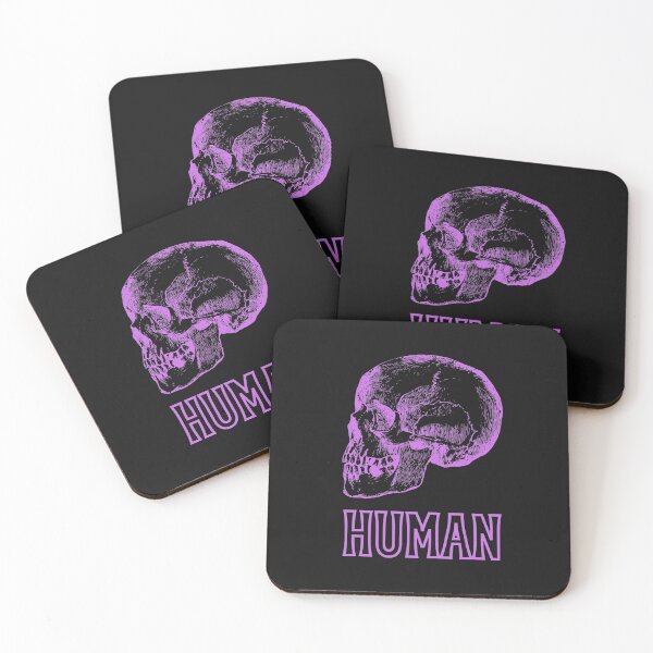 Item preview, Simply Human Purple Skull I am Human Mindfulness Self-Awareness Design designed and sold by LGbubble.