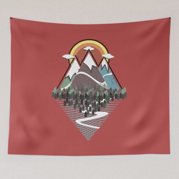 Item preview, mountains designed and sold by AK1Shirts.