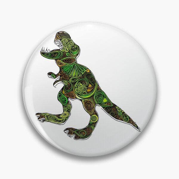 Item preview, Quilled Dinosaur designed and sold by BazingaCrafts.
