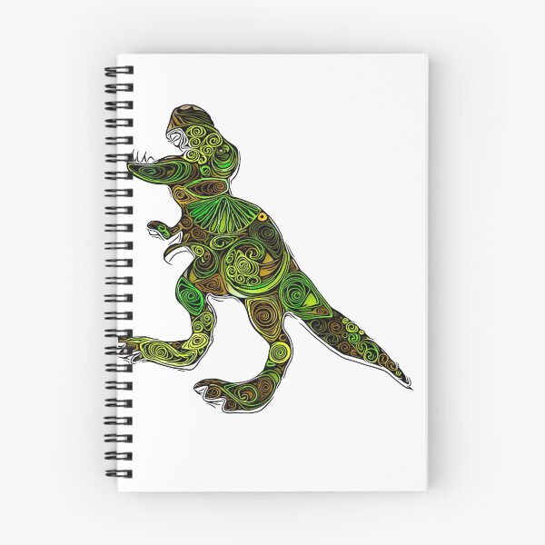 Item preview, Quilled Dinosaur designed and sold by BazingaCrafts.