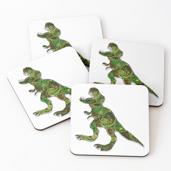 Item preview, Quilled Dinosaur designed and sold by BazingaCrafts.