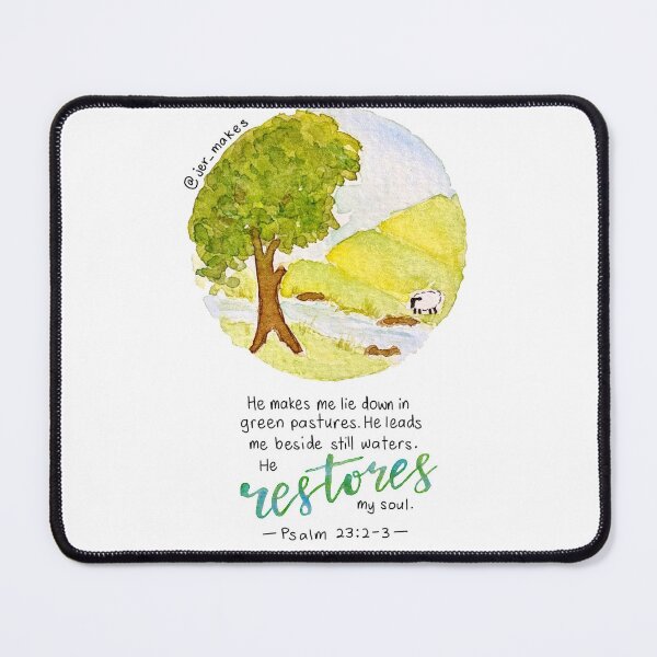 Item preview, Watercolour Psalm 23 Scene designed and sold by jermakes.