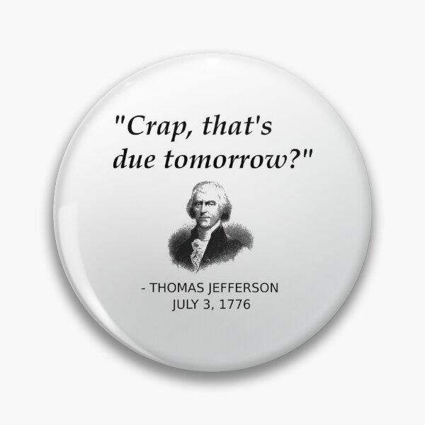 Item preview, Funny Thomas Jefferson Independence Day USA History   designed and sold by LuluJanool.