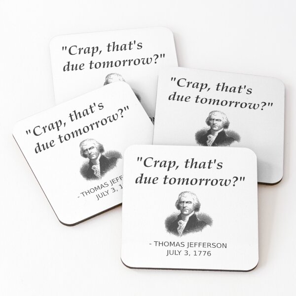 Item preview, Funny Thomas Jefferson Independence Day USA History   designed and sold by LuluJanool.