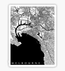 Melbourne Map Sticker