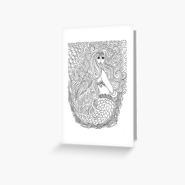 Pania of the Reef New Zealand #Mermaid Greeting Card
