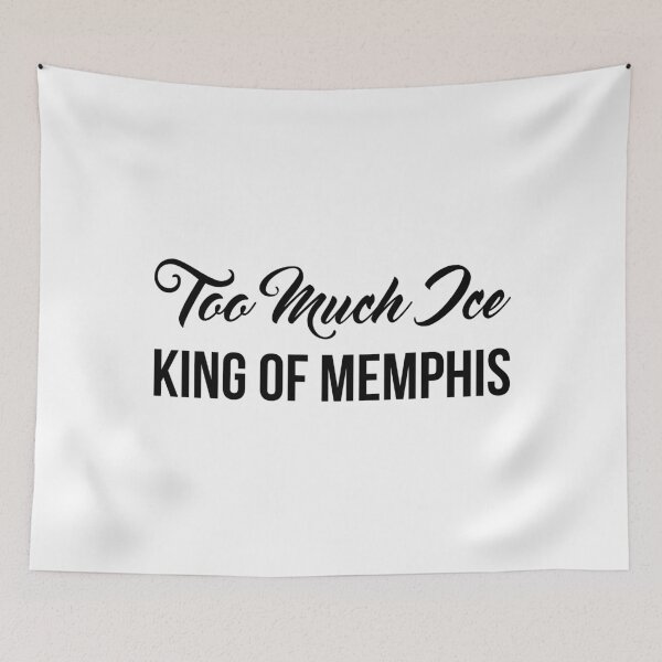 Item preview, Too Much Ice - King Of Memphis (Black) designed and sold by FilipeFerreira.