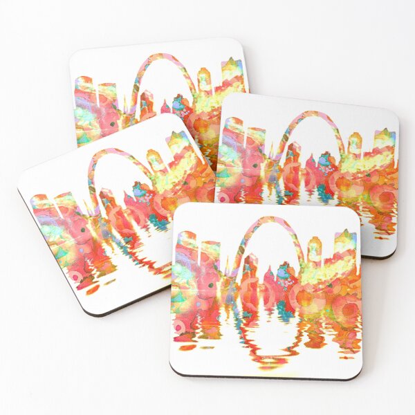 Item preview, St. Louis skyline in orange designed and sold by Sherry Salant.