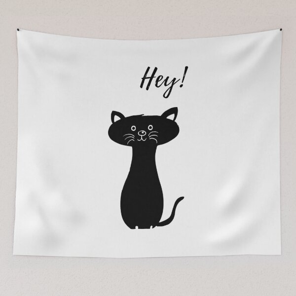 Item preview, Cat Says Hey For Animal Lovers designed and sold by Ram545.