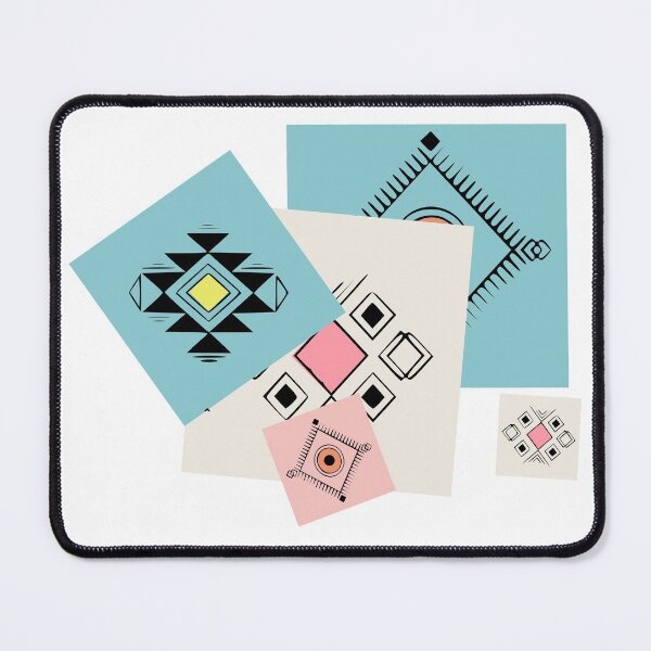 Item preview, squares to illustrate Amazigh art - Berber motifs designed and sold by raninou.