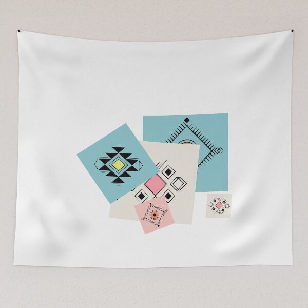 Item preview, squares to illustrate Amazigh art - Berber motifs designed and sold by raninou.