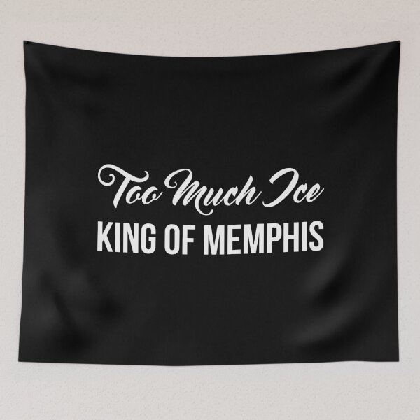 Item preview, Too Much Ice - King Of Memphis (White) designed and sold by FilipeFerreira.