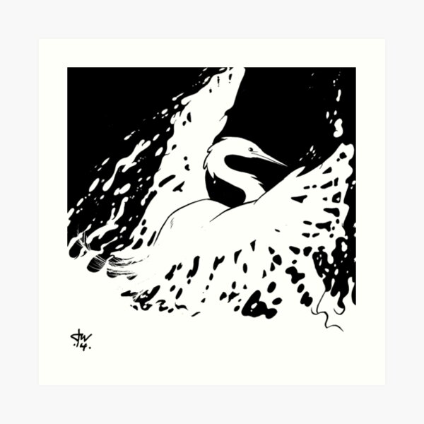 Water Phenix Art Print