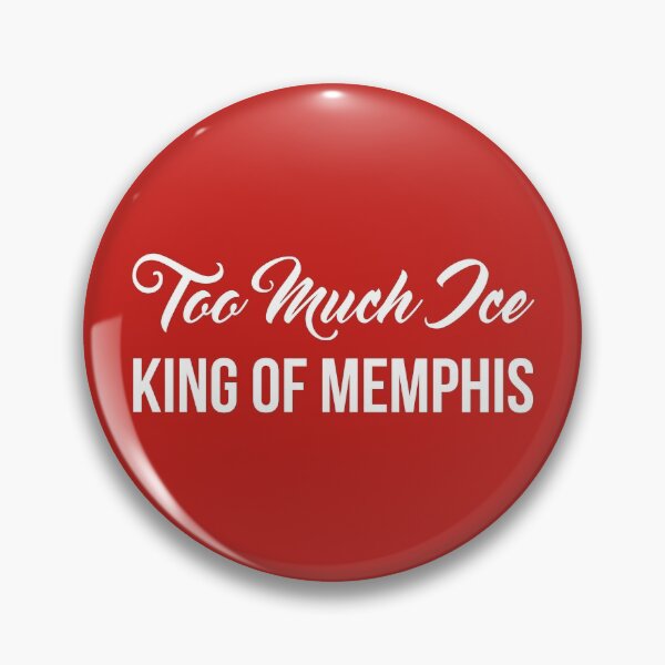 Item preview, Too Much Ice - King Of Memphis (Red BG) designed and sold by FilipeFerreira.
