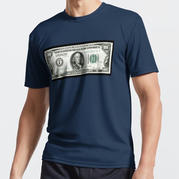 Old School 100 (Hundred) Dollar Bill | Active T-Shirt