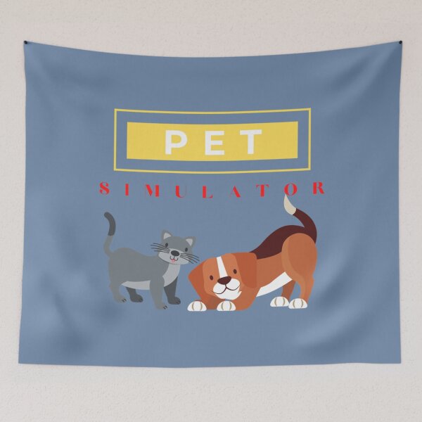 Item preview, DOG AND CAT PET SIMULATOR      designed and sold by TheShirtsBar.