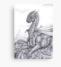 Saphira (BW) Canvas Print