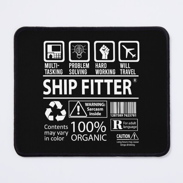 Item preview, Ship Fitter T Shirt - MultiTasking Certified Job Gift Item Tee designed and sold by oslandefren.