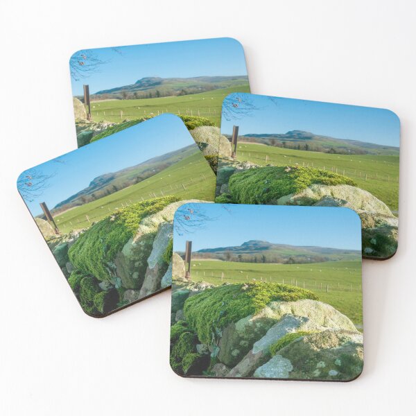 Item preview, Mossy wall, view to Ingleborough designed and sold by Sue Knowles.