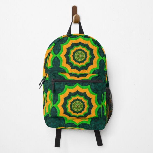 Item preview, Green Orange Kaleidoscope Abstract designed and sold by Pretty-Bird.