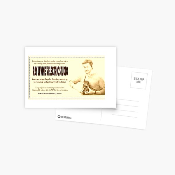 Levine's Electric Studio Postcard