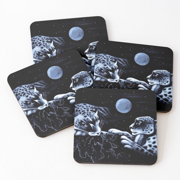 Item preview, romantic tiger with moon designed and sold by pop2021shirt.