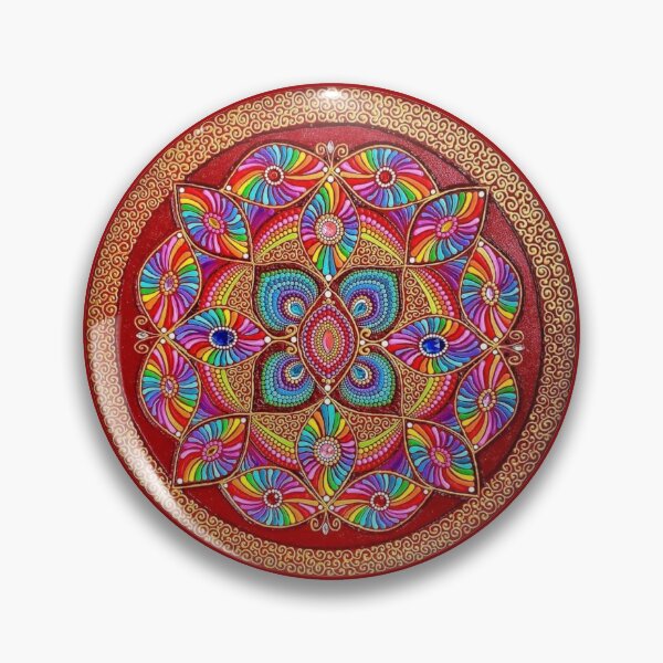 Item preview, Psychedelic Mandala Art designed and sold by ThatMandalaShop.