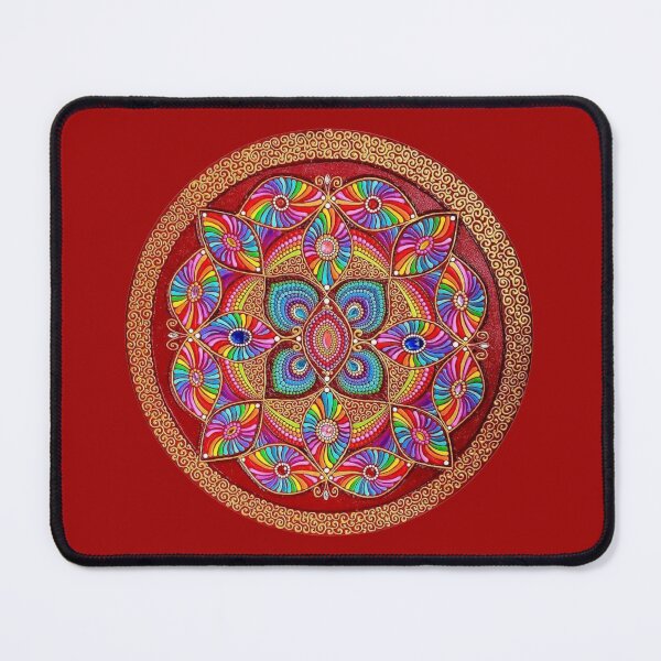 Item preview, Psychedelic Mandala Art designed and sold by ThatMandalaShop.