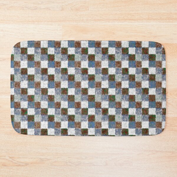 Item preview, Rustic Brown Gray Blue Patchwork designed and sold by SaraValor.