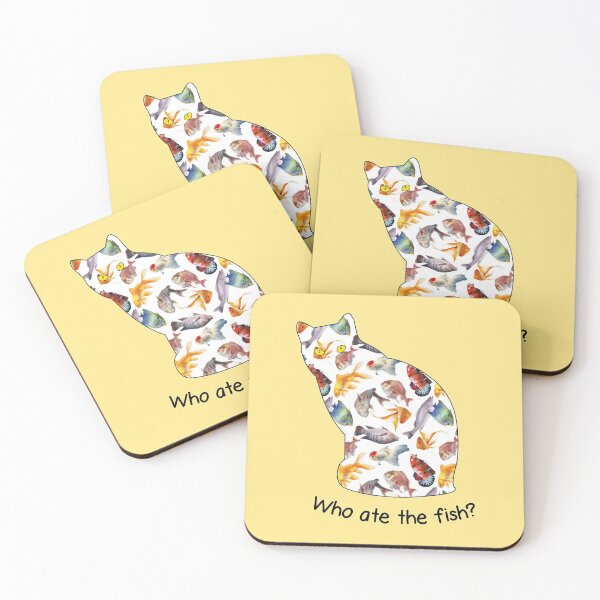 Item preview, Cat: who ate the fish? designed and sold by Lolly's Lane Shoppe.