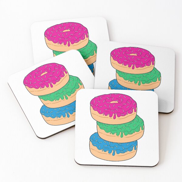 Item preview, Polysexual Pride Flag Donut Stack designed and sold by MadeByBeata.
