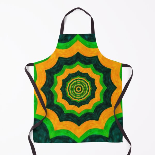 Item preview, Green Orange Kaleidoscope Abstract designed and sold by Pretty-Bird.