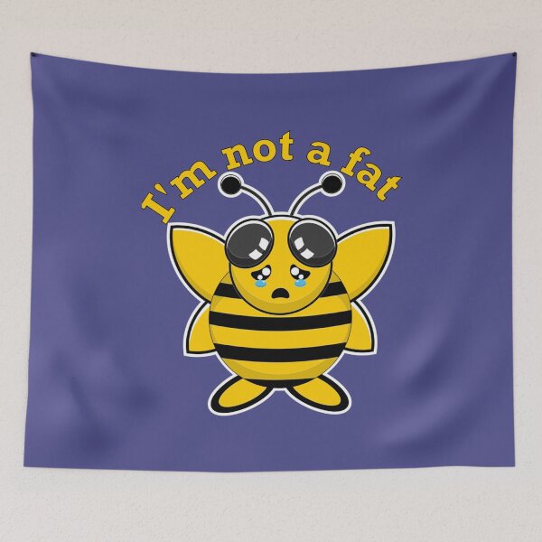 Item preview, I'm not a fat bees warm   designed and sold by Linnerii.