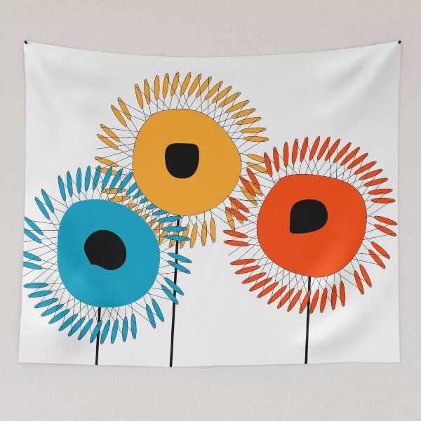 Item preview, Mid Mod Abstract Poppy Design designed and sold by LisWilliams.