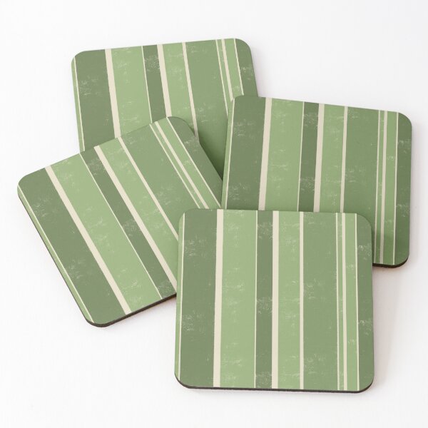 Artikelvorschau, Contemporary Stripes Pattern, Khaki Green entworfen und verkauft von bubblyshades.