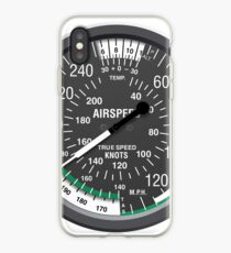 Aviation Air Speed Indicator iPhone Case