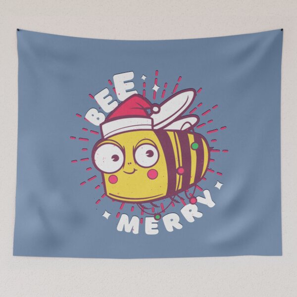 Item preview, Merry Chirsmast Bee swarmes simulatores    designed and sold by TheShirtsBar.