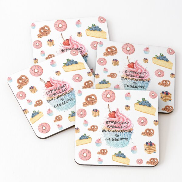 Item preview, Stressed Spelled Backwords is Desserts designed and sold by betabcreative.