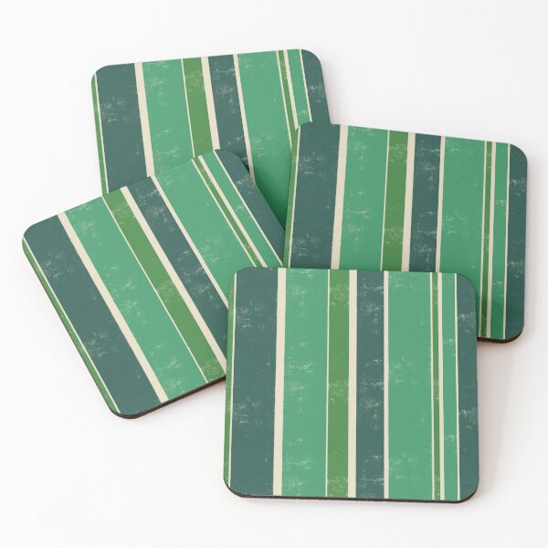 Artikelvorschau, Contemporary Stripes Pattern, Dark Green entworfen und verkauft von bubblyshades.