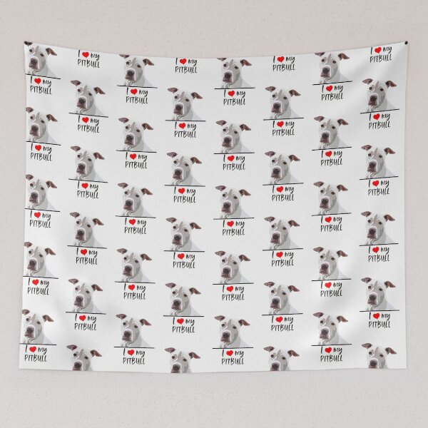 Item preview, I love my Pitbull designed and sold by Hollyroseart.