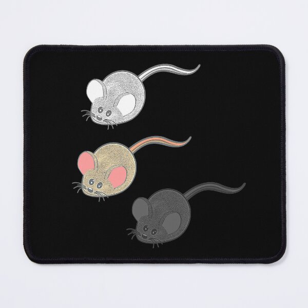 Item preview, Three mice, mice fan, cute animal designs baby, gift ideas mice designed and sold by Kirei-Lily.